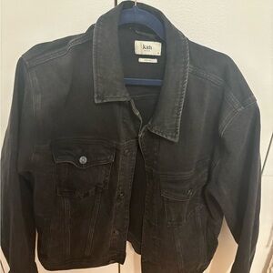 Kith men  black Denim Jacket size M new w tags